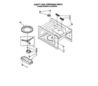 Whirlpool MT6901XW1 cavity and turntable diagram