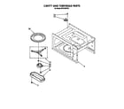 Whirlpool MT6120XYB1 cavity and turntable diagram