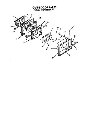 Oven door