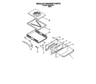 Whirlpool SB100PEDB4 broiler drawer diagram