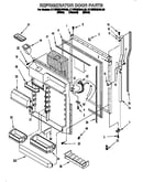 Refrigerator door