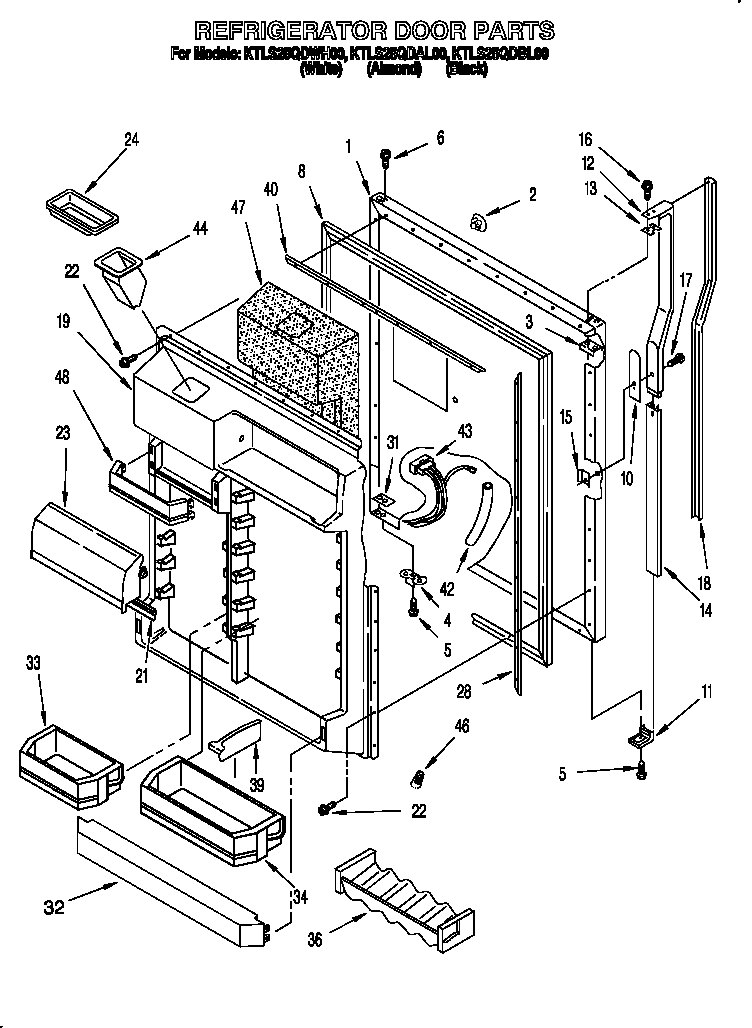Refrigerator door