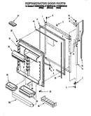 Refrigerator door