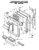 Refrigerator door