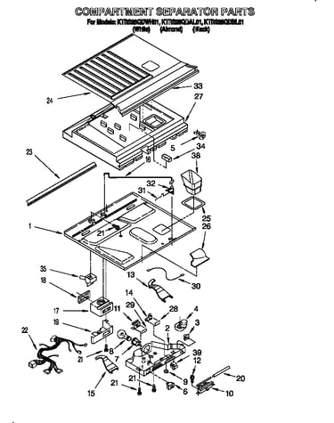 Compartment separator