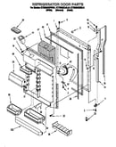 Refrigerator door