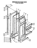 Refrigerator door