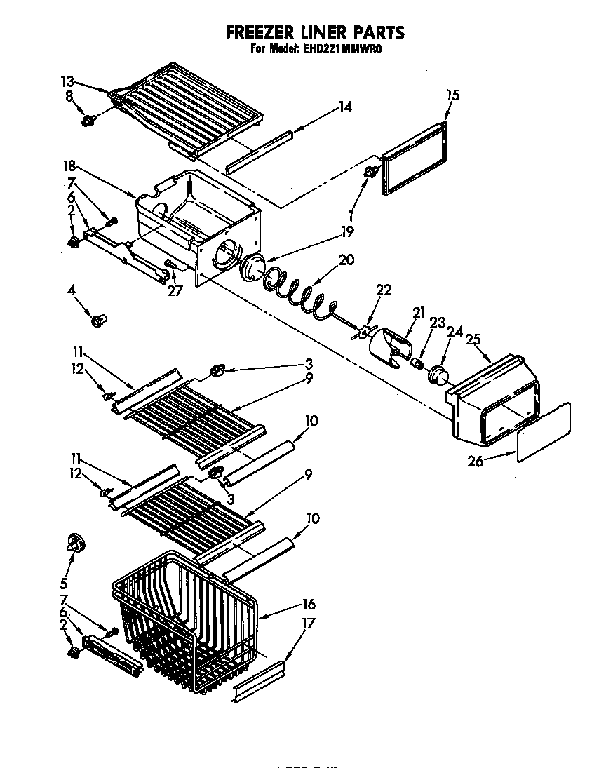 Freezer liner