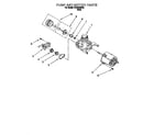 Roper RUD4500DB2 pump and motor diagram