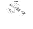 Roper RUD3006DB2 pump and motor diagram