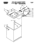 Top and cabinet