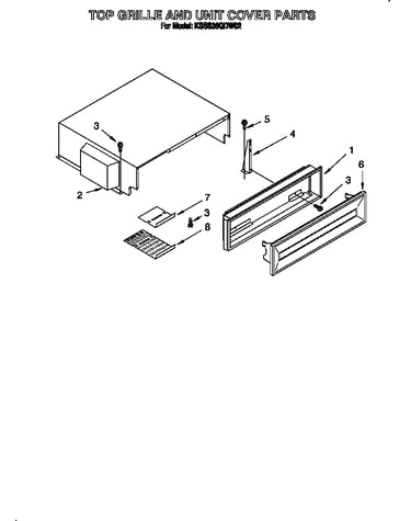 Top grille and unit cover