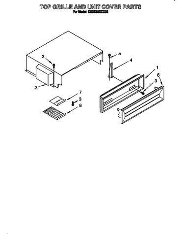 Top grille and unit cover