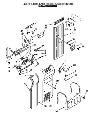 Air flow and reservoir