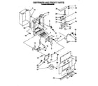 KitchenAid KSSS42QDX02 dispenser and front diagram