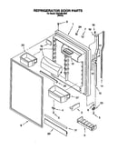 Refrigerator door