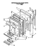 Refrigerator door