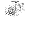 Bauknecht 3XKVN510000 freezer door diagram