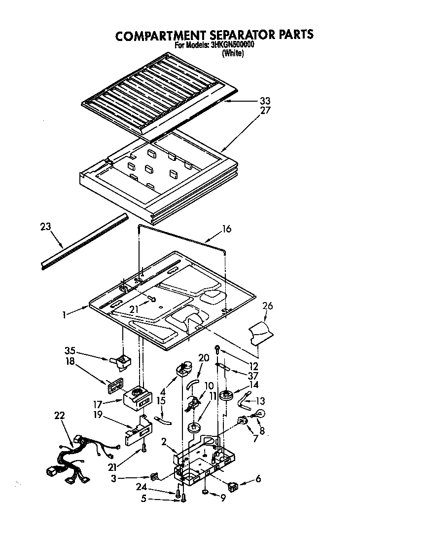 Compartment separator