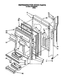 Refrigerator door