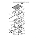 Whirlpool 3HKGN500001 compartment separator diagram