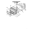 Whirlpool 3HKGN500001 freezer door diagram