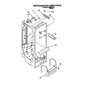 Bauknecht 3XKGN701001 refrigerator liner diagram