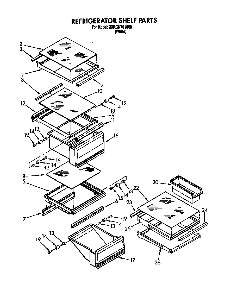 Refrigerator shelf
