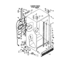 Whirlpool JWKGN700001 cabinet diagram