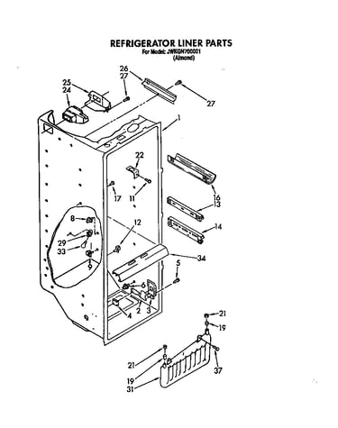 Refrigerator liner