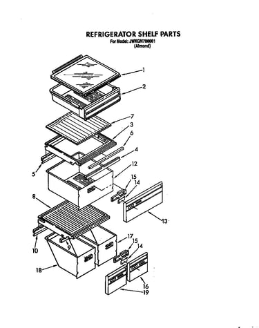 Refrigerator shelf