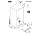 Roper RV2099REW01 cabinet diagram