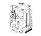 Whirlpool JWRZ2727FI00 cabinet diagram
