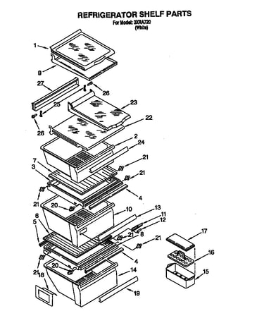 Refrigerator shelf