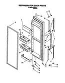Refrigerator door