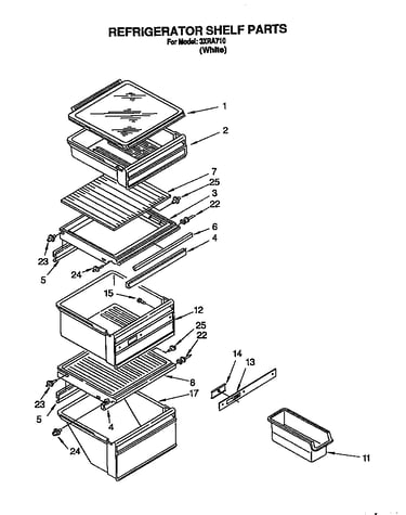 Refrigerator shelf