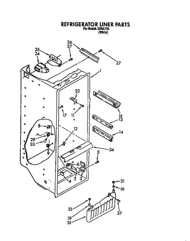 Refrigerator liner