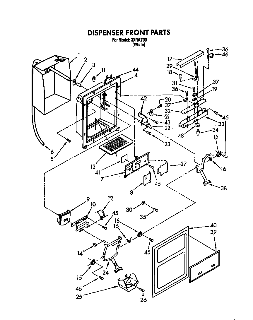 DISPENSER FRONT