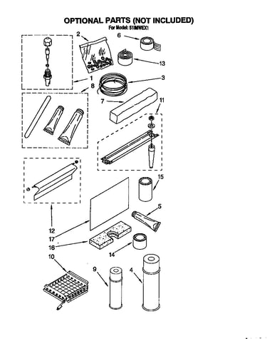 Optional parts (not included)