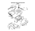 Whirlpool IC5E evaporator, and ice cutter grid diagram