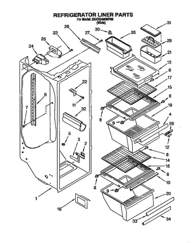 Refrigerator liner