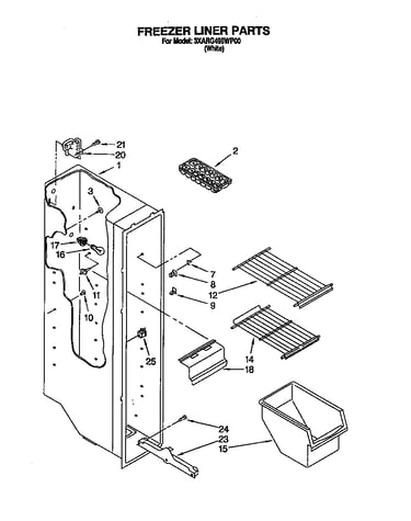 Freezer liner