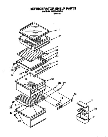 Refrigerator shelf