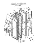 Refrigerator door