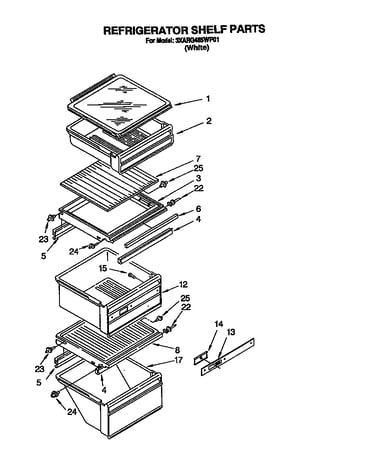 Refrigerator shelf