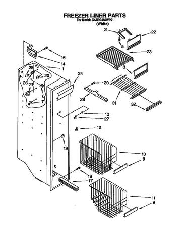 Freezer liner