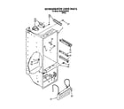 Whirlpool 3XARG485WP00 refrigerator liner diagram