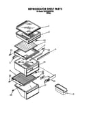 Refrigerator shelf
