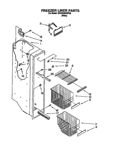 Freezer liner