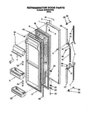 Refrigerator door